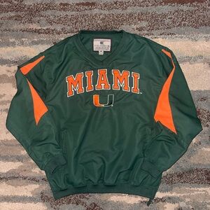 Colosseum Green and Orange Miami Pullover
